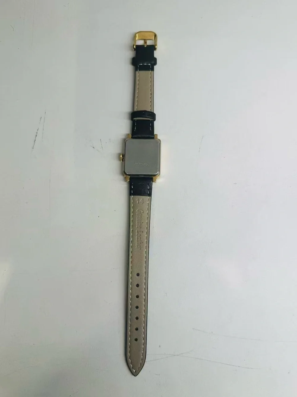Vintage Timex Women’s Quartz Watch Gold Tone Rectangular 23mm New Battery Runs